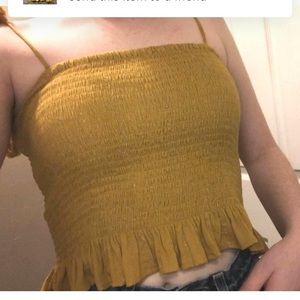 Seventeen summers ribbed crop top